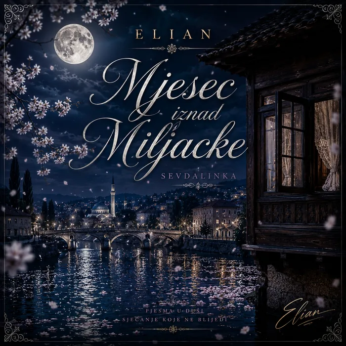 Mjesec iznad Miljacke